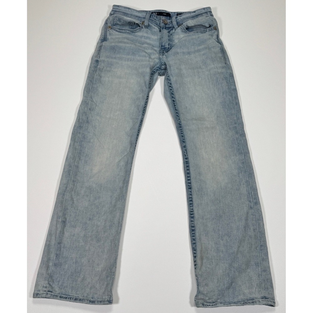 BKE Aiden Slim Bootcut Jeans Men's 29x30 Fits 27x28 Stretch Denim Buckle